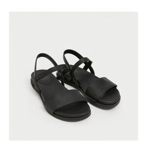 Eileen Fisher Demo Shoes Womens Size 9 Leather Sandals Flat Comfort Minimalis